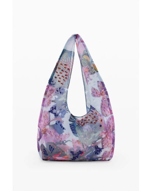 Desigual Purple Bag Designed By Mr. Christian Lacroix