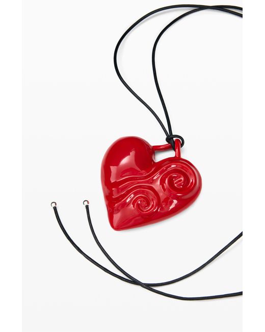 Desigual Red Heart Zalio Necklace