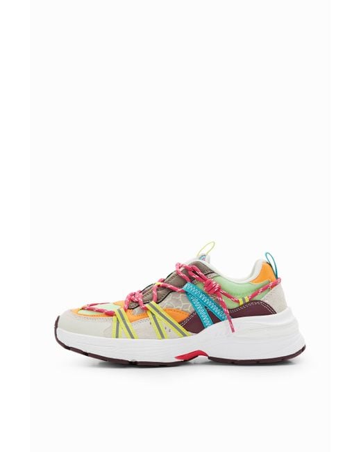 Desigual Multicolor Trekking Running Sneakers