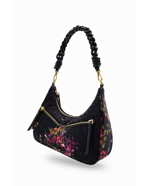 Desigual Black Small Padded Bag, Polyester