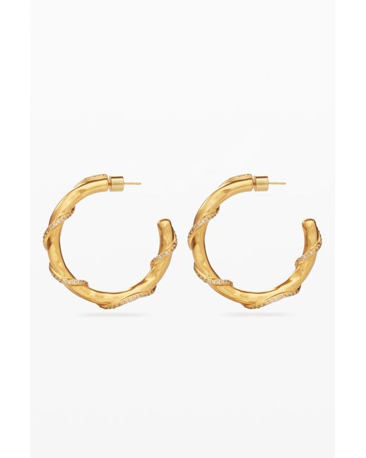 Desigual Black Zalio-Plated Crystal Earrings