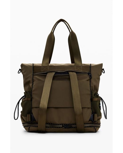 Desigual Red Large Modular Backpack, Polyester