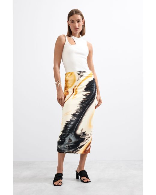 Sandalia Cut-Out, Mujer, Elastano, Negro Desigual de color Black