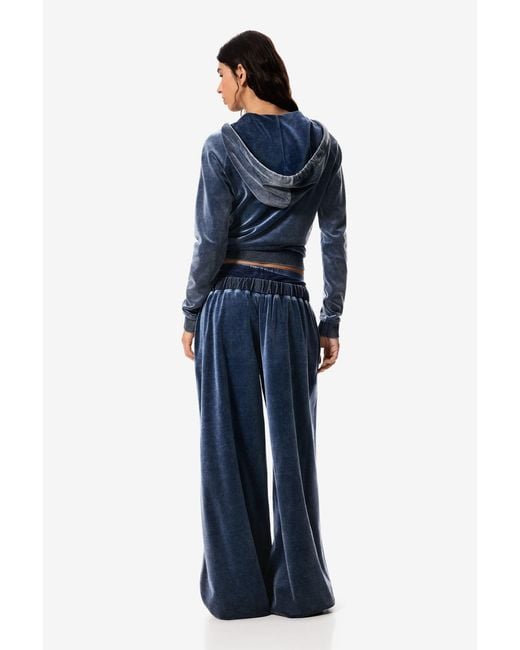 Desigual Blue Masha Popova Knit Trousers