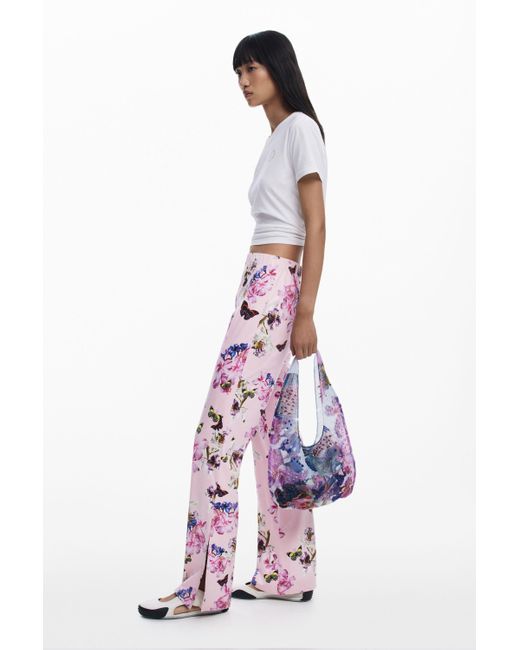 Desigual Purple Bag Designed By Mr. Christian Lacroix