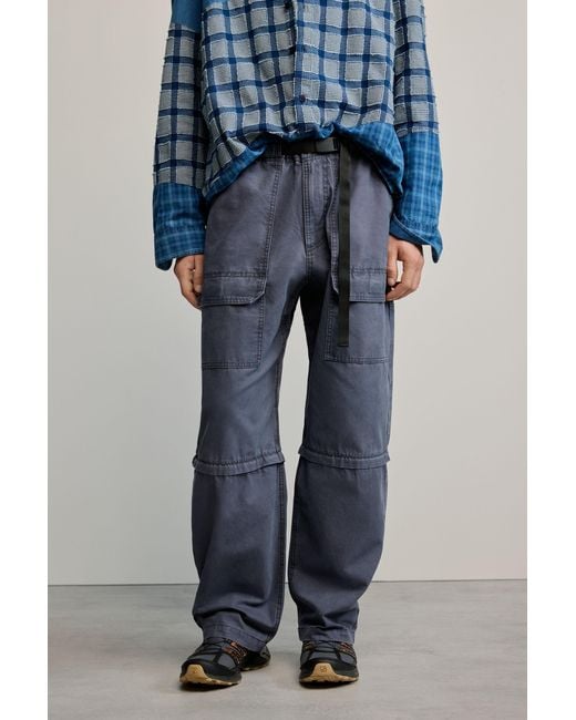 Desigual Blue Long Cotton Trousers, Cotton for men