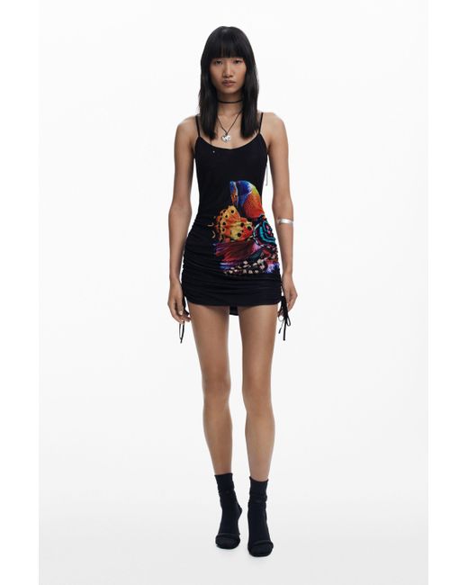 Desigual Black Dress Designed By Mr. Christian Lacroix