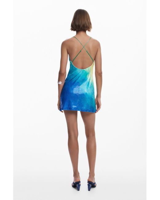 desigual dress blue Desigual ~ Dress designed by Mr. Christian Lacroix  The Global Local
