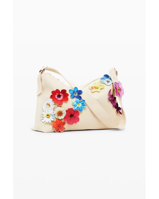 Desigual Multicolor Tyler Mcgillivary 3D Floral Bag, Cotton
