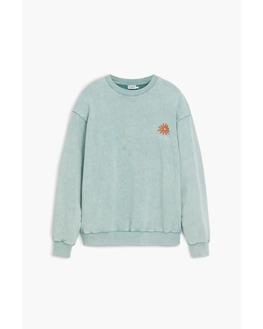 Desigual Blue Buenavida Embroidered Sweatshirt, Cotton for men