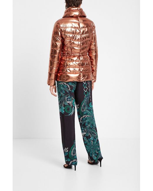 Desigual Red Padded Jacket Hood, Polyamide