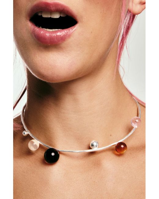 Desigual Brown Pendant Zalio Spheres