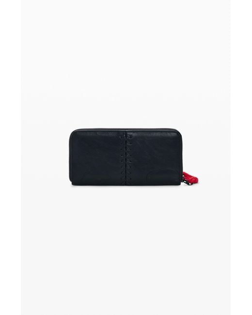 Desigual Blue Large Mickey Mouse Wallet, Polyurethane