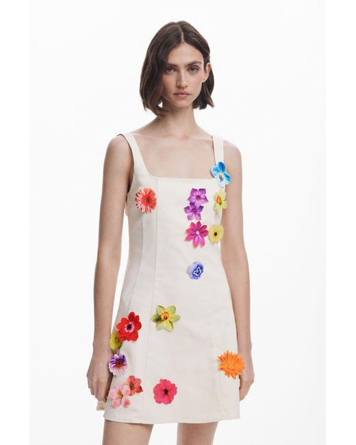 Robe À Panneaux Fleuris Tyler Mcgillivary Desigual en coloris Red