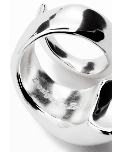 Desigual White Zalio Spiral Bracelet