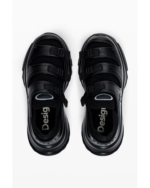Desigual Black Slip-On Sneaker, Ethylene Vinyl Acetate