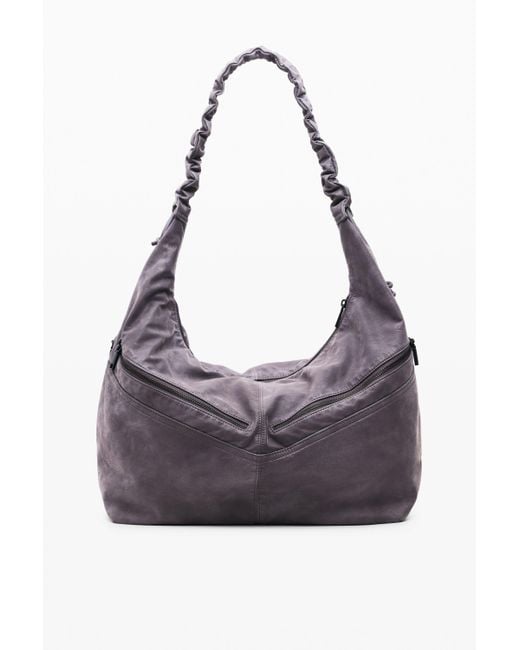 Desigual Purple Medium Bag With Leather Effect