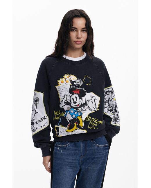 Sudadera Minnie Mouse Desigual de color Blue