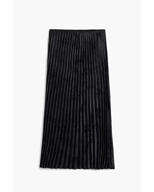 Desigual Blue Pleated Midi Skirt