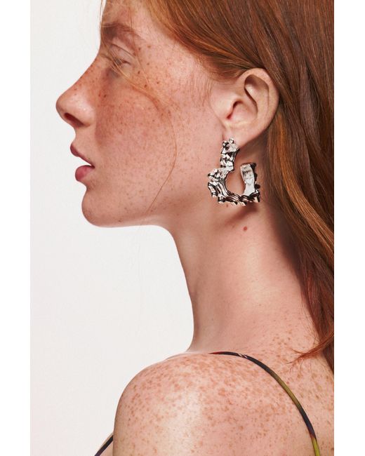 Desigual Black Small Zalio Heart Earrings