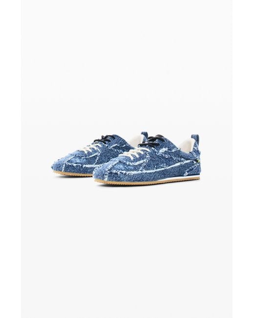 Desigual Blue 100% Cotton Sneakers, Cotton