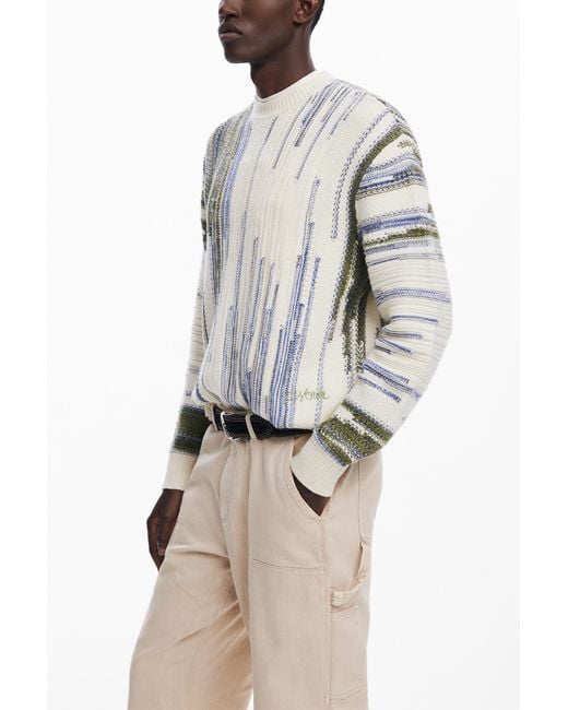 Desigual Natural Safari Cargo Pants, Cotton for men