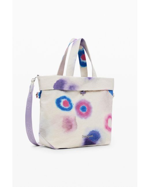 Desigual Red Large Reversible Spary Bag