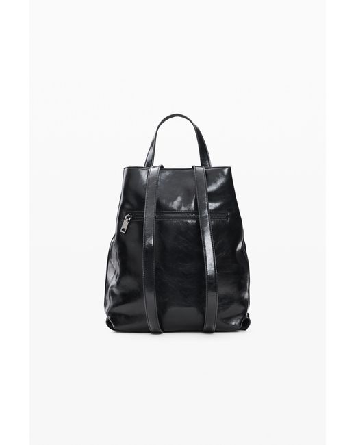 Desigual Black Mini Small Backpack, Polyurethane