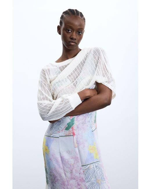 Desigual Blue 2-In-1 Printed Dress