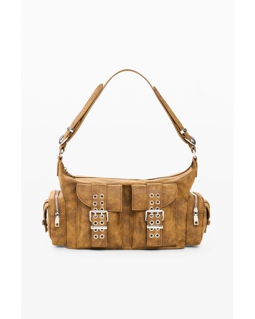 Desigual Metallic Medium Buckle Bag, Polyurethane