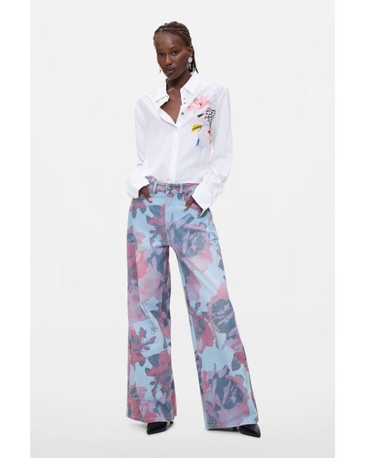 Desigual Blue Jeans, Cotton