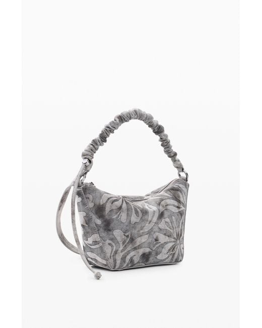 Desigual White Medium Obsidian Bag, Polyurethane