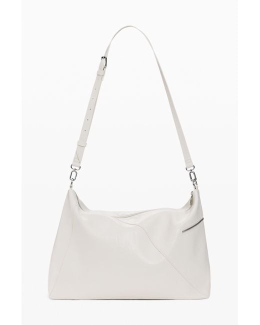 Desigual White Large Charms Bag, Polyurethane