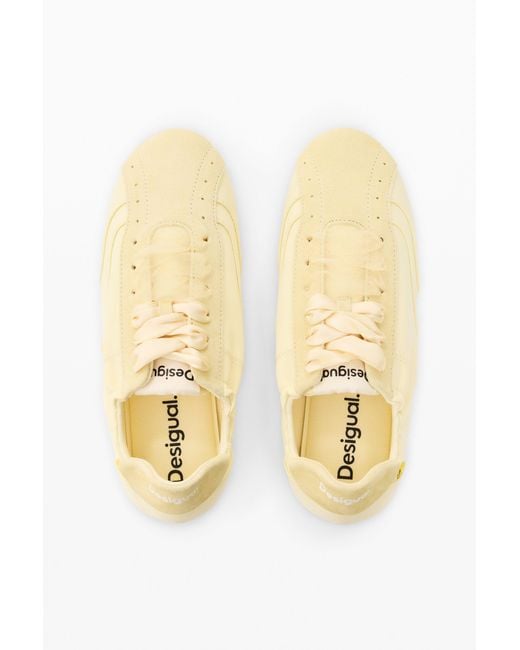 Desigual Yellow Bow Sneakers