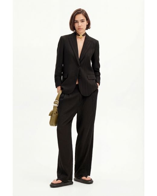 Desigual Black Rustic Tailored Trousers