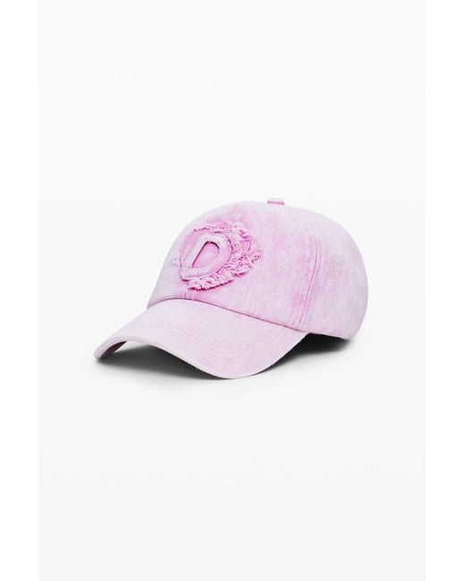 Desigual Pink Plain Cap Logo