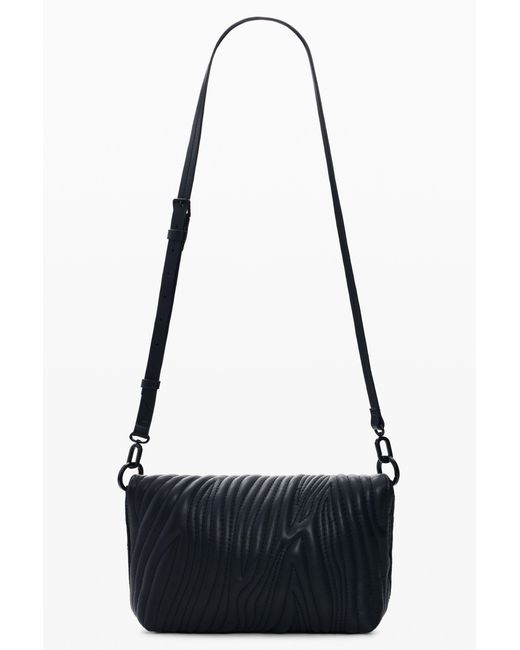 Desigual Black Small Embossed Bag, Polyurethane