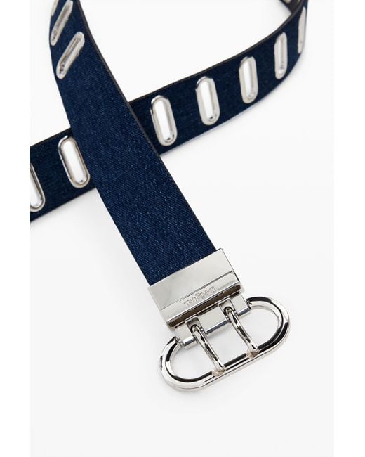 Desigual Blue Reversible Belt