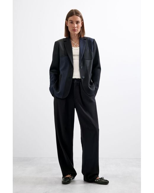 Desigual Blue Regular Blazer