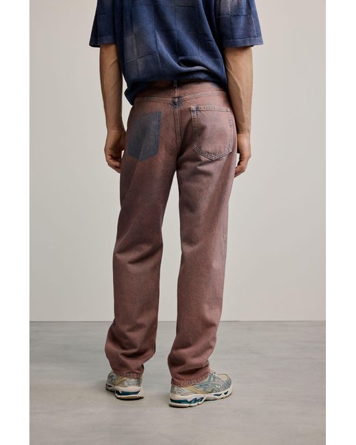 Desigual Blue Plain Denim Trousers, Cotton for men
