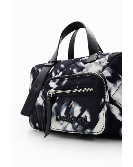 Desigual Black Midsize Padded Bag, Polyester