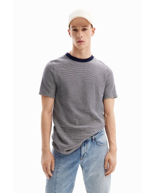 Desigual Gray T-shirt for men