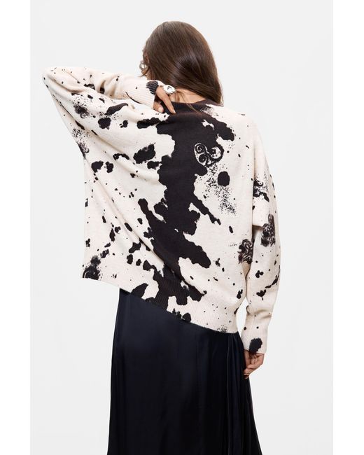Desigual Blue Printed Sweater