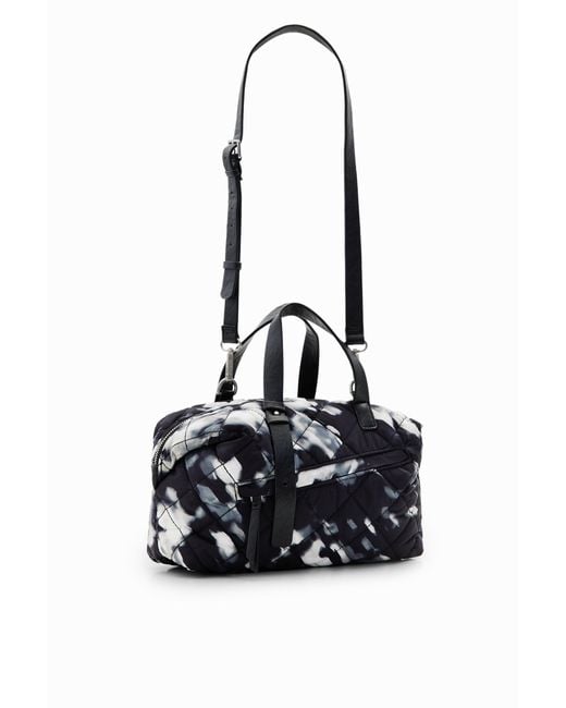 Desigual Black Midsize Padded Bag, Polyester
