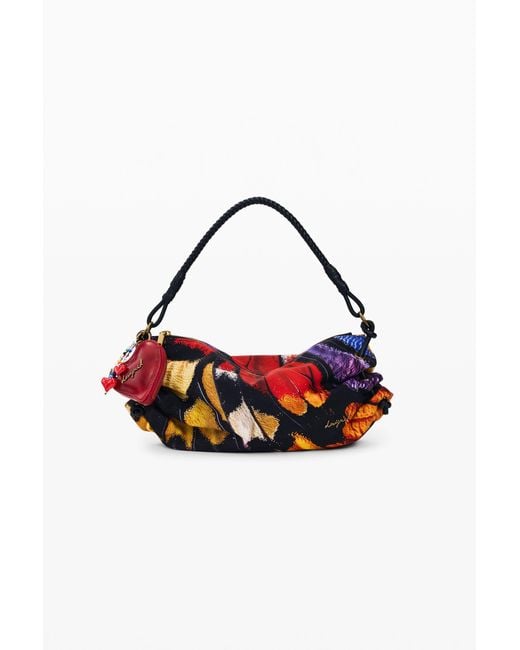 Desigual Multicolor Medium Butterfly Bag, Polyurethane