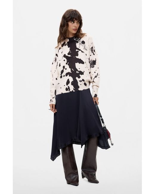 Desigual Blue Printed Sweater