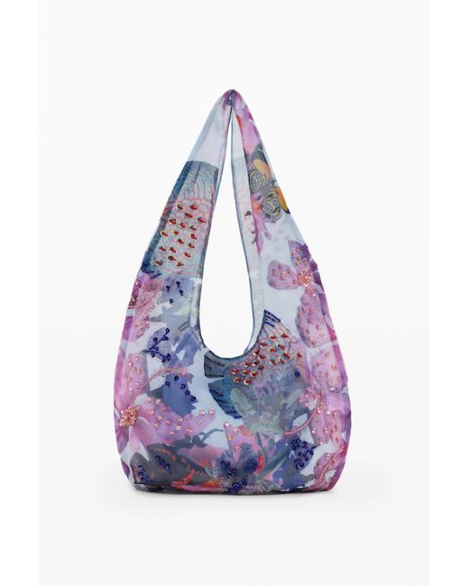 Desigual Purple Bag Designed By Mr. Christian Lacroix