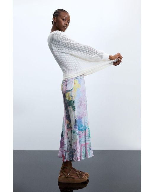 Desigual Blue 2-In-1 Printed Dress