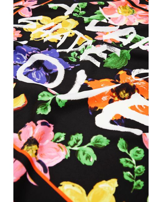Desigual Black Silky Scarves