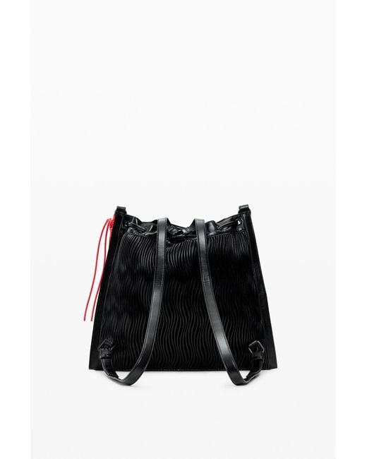 Desigual Black Medium Embossed Backpack, Polyurethane